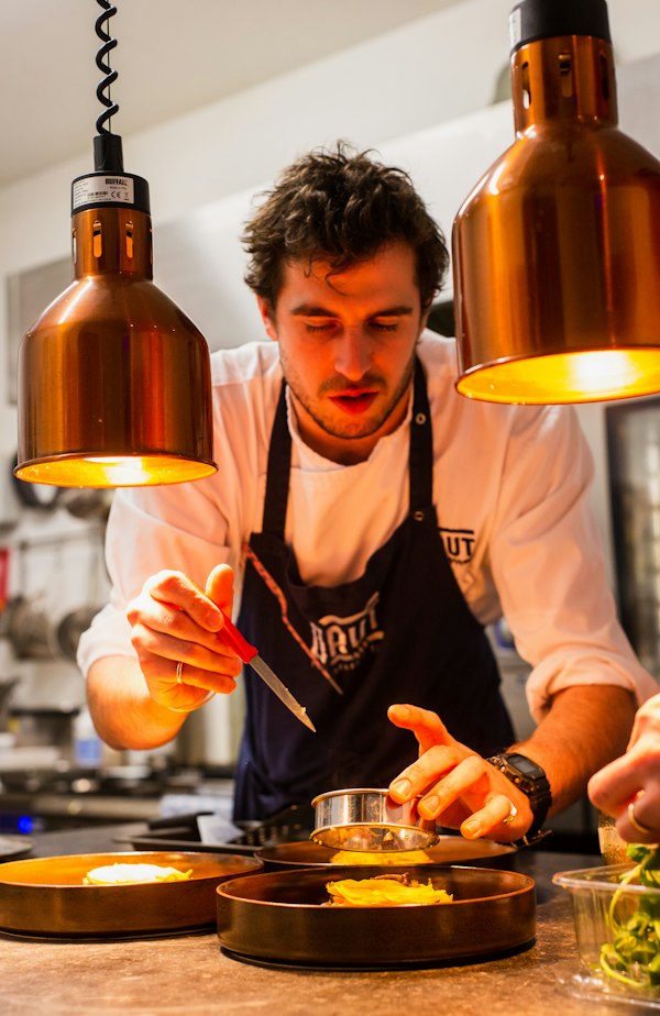 Chef in white uniform